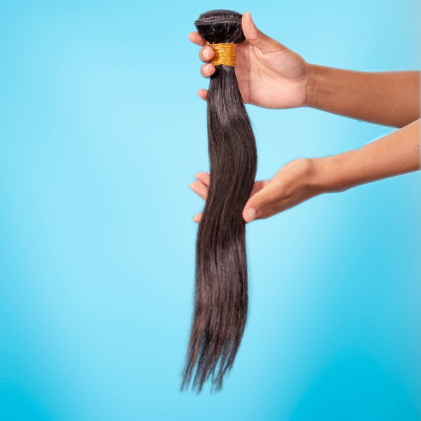 10A Straight Bundles Brazilian Virgin Human Hair 18 20 22 Inch 100% Unprocessed Weave