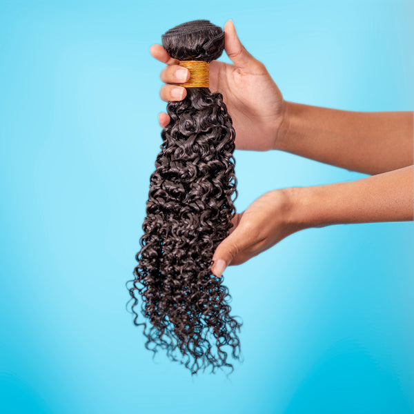 Brazilian Deep Wave Hair Bundles 100% Unprocessed Virgin Brazilian Human Hair Natural Color Weave Bundles Human Hair (10 12 14)