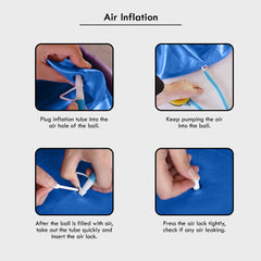 Peanut Birthing Yoga Ball Kit With Non Skid Sock And Spikey Stress Ball