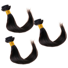 10A Straight Bundles Brazilian Virgin Human Hair 18 20 22 Inch 100% Unprocessed Weave