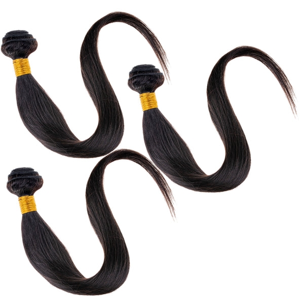 10A Straight Bundles Brazilian Virgin Human Hair 18 20 22 Inch 100% Unprocessed Weave