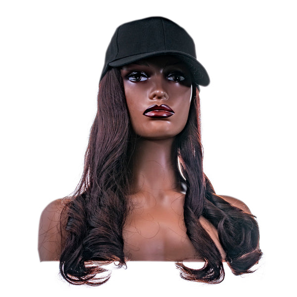 Budding Rose Company Baseball Cap or Barrett with Hair Extensions