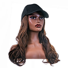 Budding Rose Company Baseball Cap or Barrett with Hair Extensions