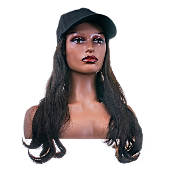 Budding Rose Company Baseball Cap or Barrett with Hair Extensions