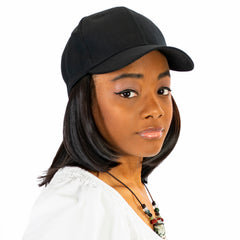 Budding Rose Company Baseball Cap with Hair Extensions