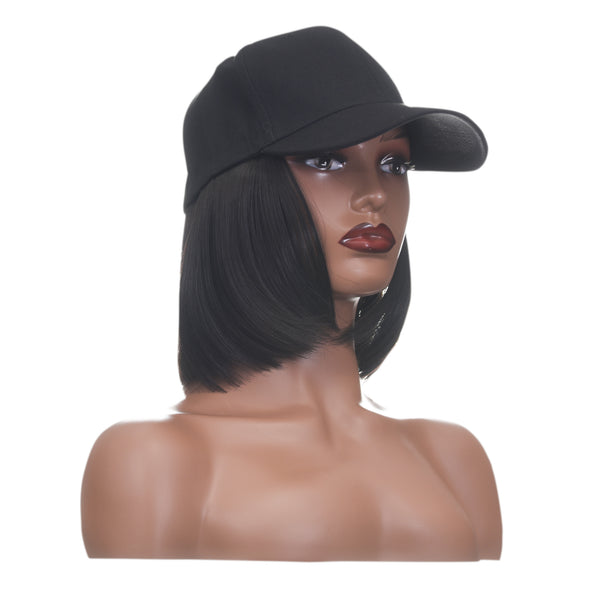Budding Rose Company Baseball Cap with Hair Extensions